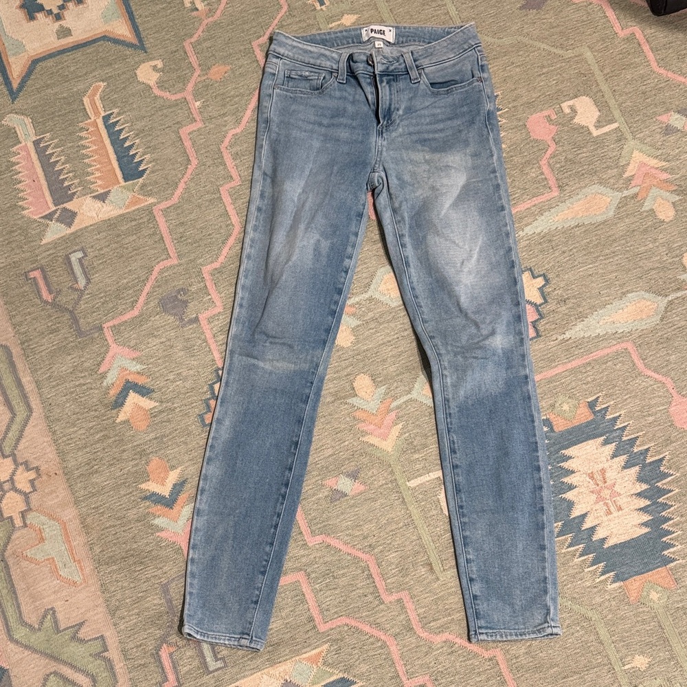 PAIGE Light Blue Skinny Jeans